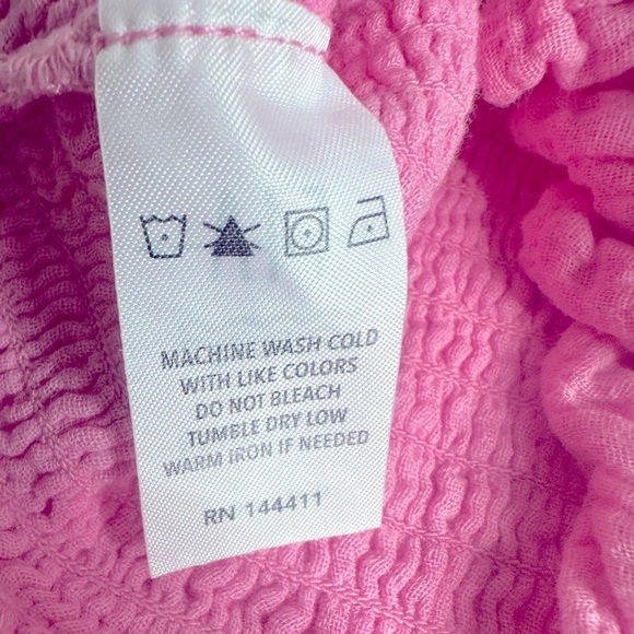 Pink Ruffled Kids Top - Picture 3 of 4